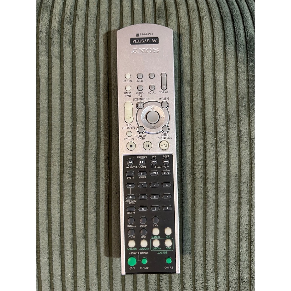 Sony‎ AV System Remote Control RM-PP005 Silver